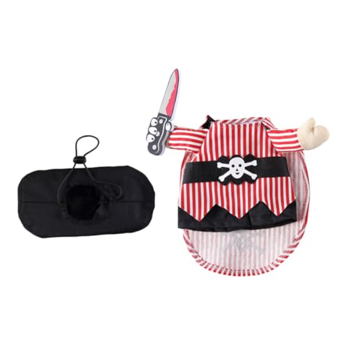 Disfraz divertido para perros y gatos Mikikit, talla S