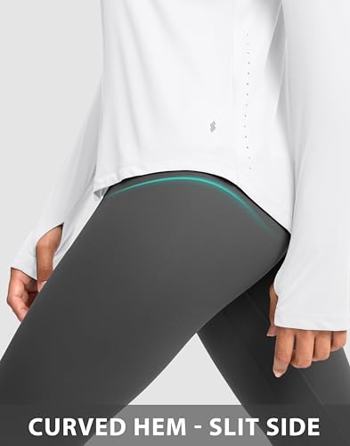 Soothfeel Lightweight Long Sleeve Workout Tops for Women Gym Running Athletic UPF 50+ Sun Shirts Tees Moisture Wicking3