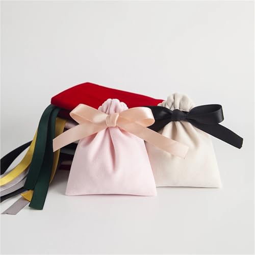 15 bolsas de terciopelo con cordón para joyas estilo 23 7