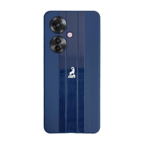 Image of AIBEX Sleek Back Cover Case Compatible for Oppo F25 Pro 5G with Camera Guard and Diamond Finish (Blue)