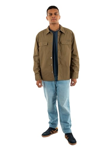Calvin Klein Jeans Herren LS CTTN FLLD RLXD SH LV04RC401G Jacken, Gelb (Capers), XXL, Gelb (Kapern), XXL – Ansicht 1