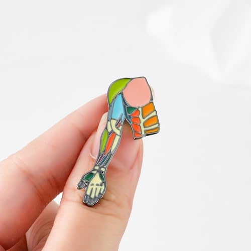 Image of Doctor Nurse Cartoon Pin,Medical Enamel Brooch Jewelry for Nursing Student Backpack Lapel Badge Gifts