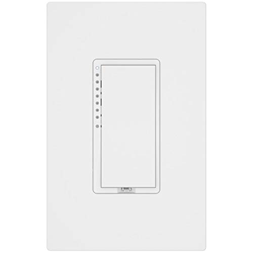 Insteon Smart Dimmer Wall Switch, 600W, 2477D (White) - Needs Neutral Wire - Requires Insteon Hub for Voice Control with Amazon Alexa and Google Assistant White Dimmer Switch- 600 Watt