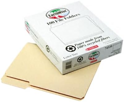 Miniatura 3 de Earthwise by Pendaflex 74520 - Carpeta de papel reciclado, corte de 13, Ltr, Manila (caja de 100)