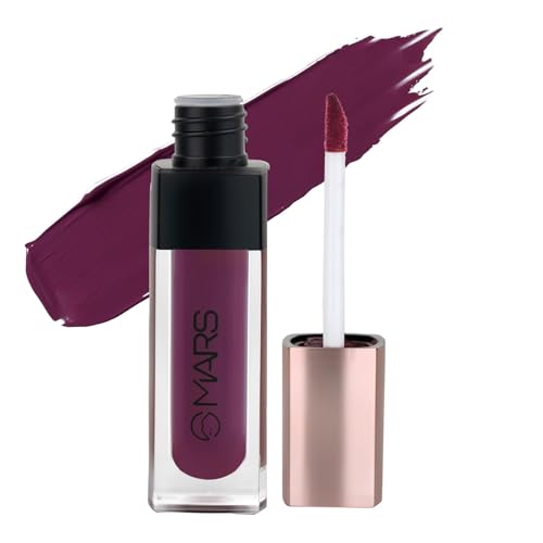 Image of Liquid Lipstick, Red, Matte Finish, Hydrating, Transfer-Proof, Smudge-Proof, Upto 12Hr Stay, Lightweight Mousse Formula, Doe Foot Applicator (LL20) (Spinning Star - 15)