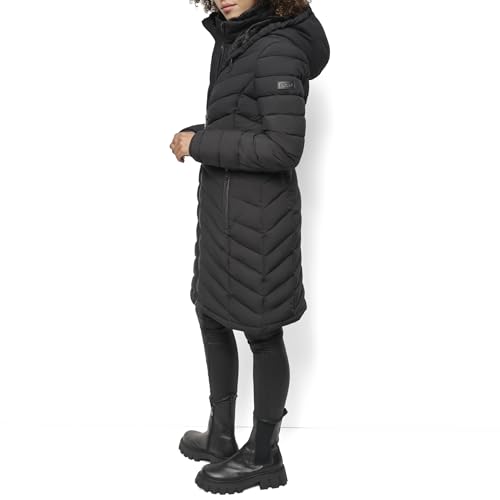 DKNY Women's Hooded Light-Weight Puffer3