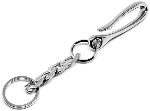 Amazon 喜平 ステンレスチェーン ツリバリフック キーホルダー シルバー ベルトループ 釣り針 キーリング ウォレットチェーン ベルトループ ウォレットチェーン 通販