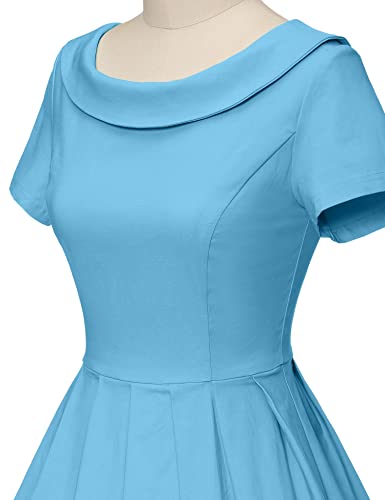 Image of GownTown 1950s Vintage Womens Dress Bowknot Audrey Hepburn Style Party Dresses