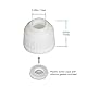 StonyLab Drei Wege Adapter, Destillierthermometer Claisen-Adapter mit 24/40 Anschlüssen und Schraubverschluss für Destillations Apparatur, 3 Way Distilling Thermometer Adapter