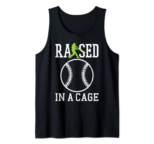 Jaulas de bateo divertidas béisbol niños bola pequeña liga Homerun Camiseta sin Mangas