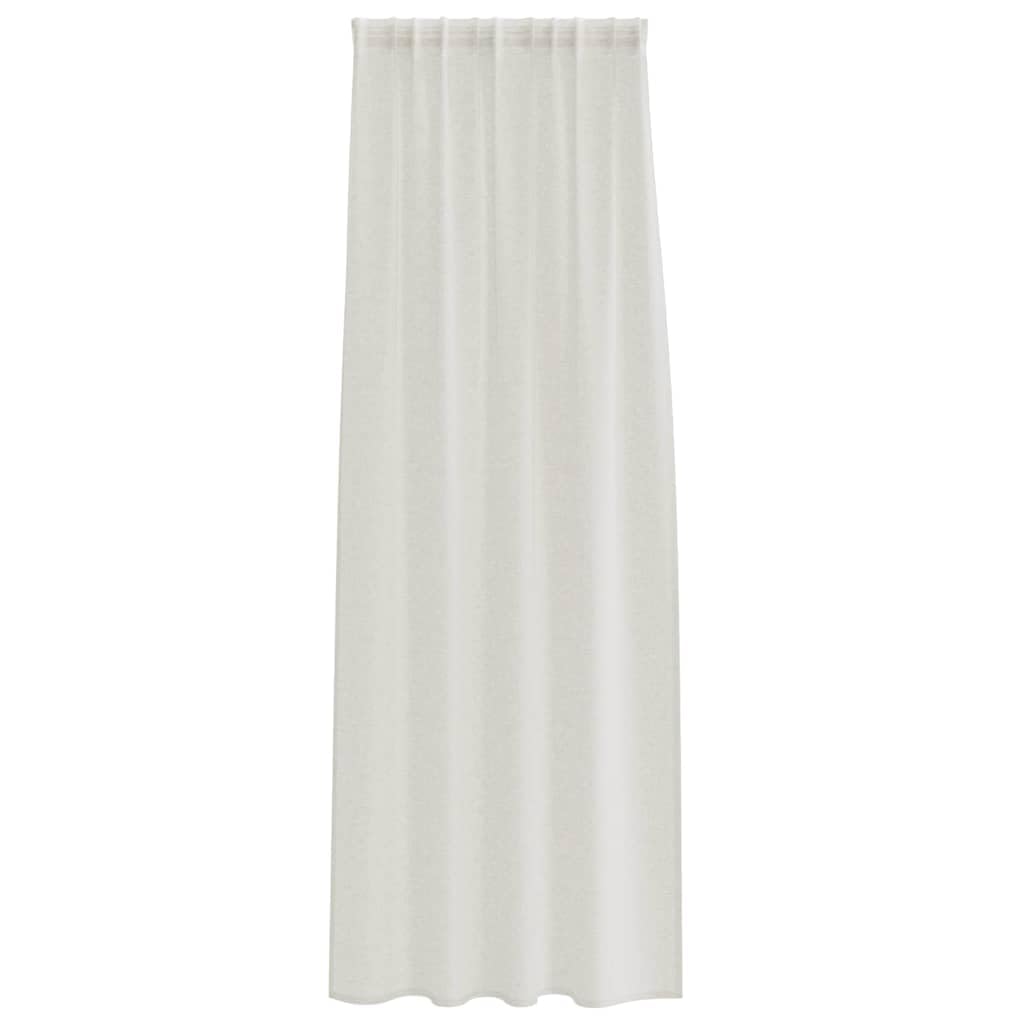 Tende in voile di poliestere, 245 x 140 cm, set da 2 pezzi, trasparenti, per protezione dagli sguardi indiscreti e dal sole, ideali per soggiorno, camera da letto, ufficio, per la luce della