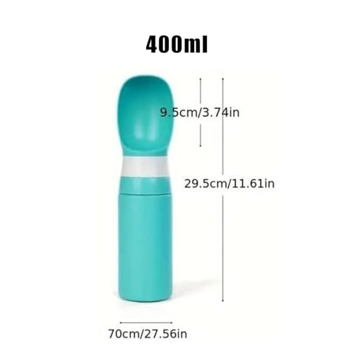 Bouteille d'eau pour chien portable et anti-fuite de 400 ml - 7