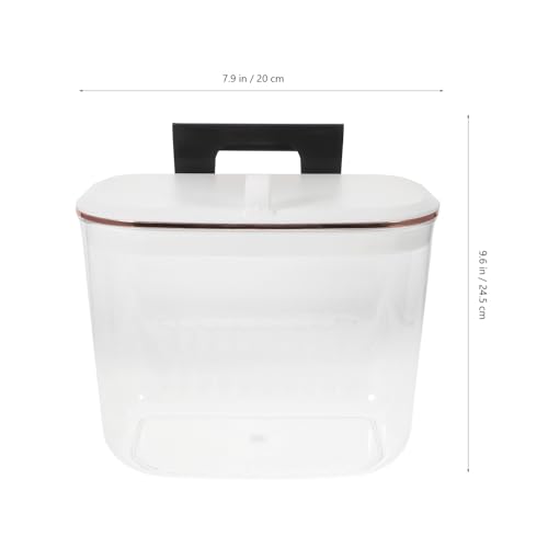 Bote de basura colgante pequeño para cocina y baño miniatura 2