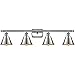 Innovations 516-4W-PC-M8-LED 4 Light Vintage Dimmable LED Bathroom Fixture, Polished Chrome