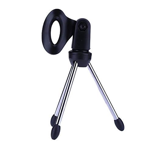 Trépied de microphone pliable et réglable en hauteur support de table mini - 6