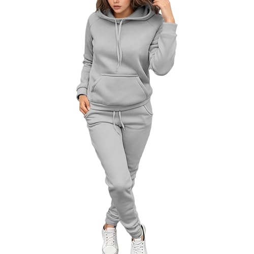 Survêtement femme 2 pièces coton vêtement sport chaud chic