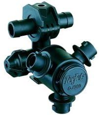 TeeJet 3/4" 3-Outlet Double Nozzle Body for Dry Booms (QJ363C-750-2-NY)