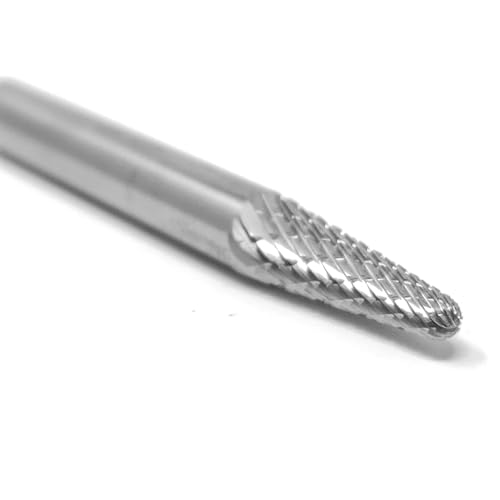 Fresa de carburo SL-1 doble corte 1/4" x 5/8" miniatura 2