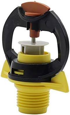 Botanical Garden Lawn Nozzle 1/2" Rotary Hanging Mist Nozzle Agriculture Greenhouse Sprinkler Irrigation 360 Degree Garden Sprinkler Watering 40 Pcs (Color : Yellow)