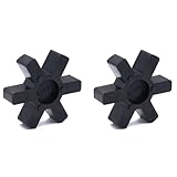 FACAIIO L150 flexible Urethan-Backenkupplungseinsatz Lovejoy für L-Backenkupplung, 95 mm, Schwarz, 2 Stück