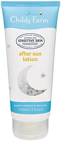 Childs Farm | Kids and Baby After Sun Cream 100ml with Organic Coconut | Soothing & Moisturising | Suitable for Sensitive Skin