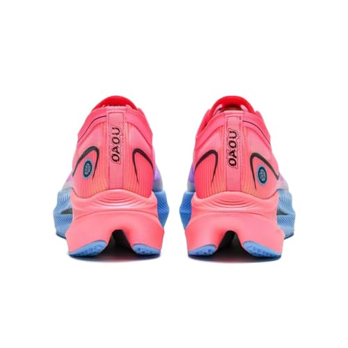 Image of Carbon Plate Marathon Running Racing Shoes Men Stable Support Shock-Relief Ultra-Light TPU Outsole Rebound Sneakers