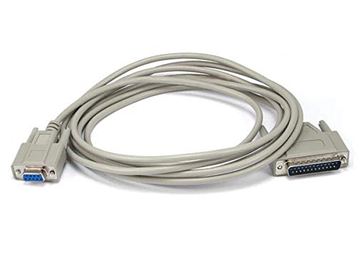 Monoprice 100463 10-Feet at Modem DB9F/DB25M Molded Cable (100463)