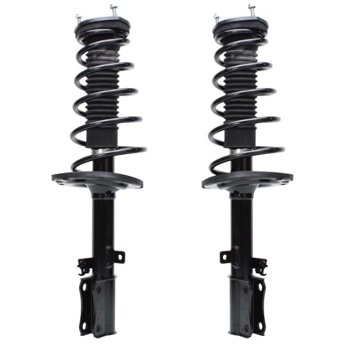 Image of Detroit Axle - 2 Rear Struts for 2004 2005 2006 Toyota Camry Solara Lexus ES330 Complete Struts with Coil Spring Replacement Quick Install Ready Strut Shock Assembly