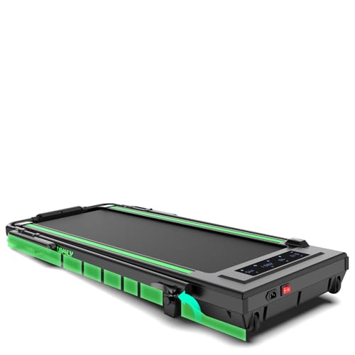 Image of FUNMILY Upgrade Walking Pad Folding Treadmill with 12% /15% Incline & Handle Bar, 3.5HP Foldable Under Desk Compact Treadmills for Home /Office /Gym, 400+lb Capacity, Shock Absorption
