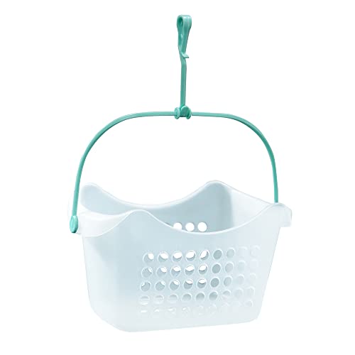 JVL Plastic Peg Basket with 72 Extra Strong Pegs, Aqua, (19-216-282) - Image 2
