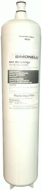 Nuova Simonelli Standard Water Filter Replacement Cartridge (NUOVART006)