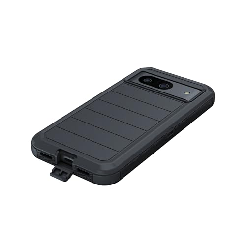 Image of Pirum Protective Back Case Compatible for Google Pixel 8 Cover PC + TPU Full Body Shockproof Drop Protection - Black