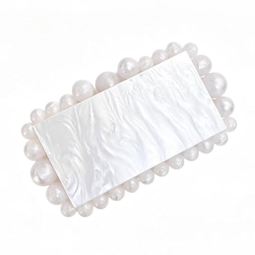 Image of CUXVA Acrylic Evening Clutch Bag for Women Glitter Marble Purse Handbag for Wedding Party Prom