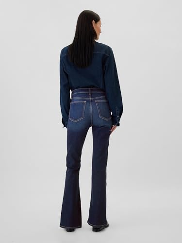 GAP Women's High Rise Flare Jeans4