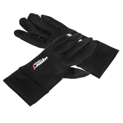 Ipetboom 1 Par Reflectantes Impermeables Exteriores Térmicos de Dedo MTB Ergonómico Color Negro