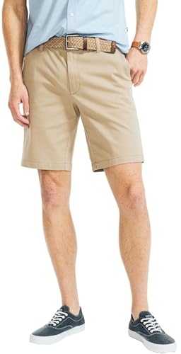 Nautica Men's 10-inch Deck Shorts, Khaki, 40