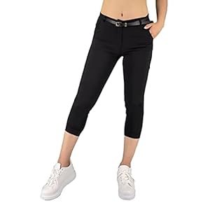 JOPHY & CO. Pantalon chino longueur 3/4 pour femme avec ceinture (réf. 3013)