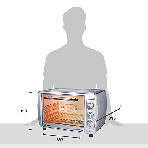 Compare Bajaj 3500 TMCSS Toaster Grill Oven (Silver, 35 Liters) Price