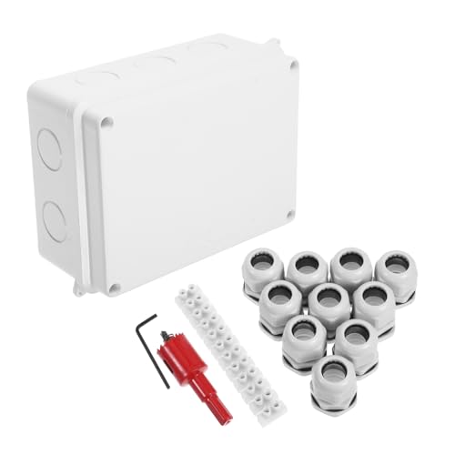 Boîte de jonction étanche coffret électrique ABS blanc 150x110x70 mm VALICLUD intérieur extérieur