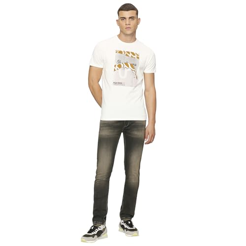 Image of Pepe Jeans Men T-Shirt|Cotton|Slim Fit