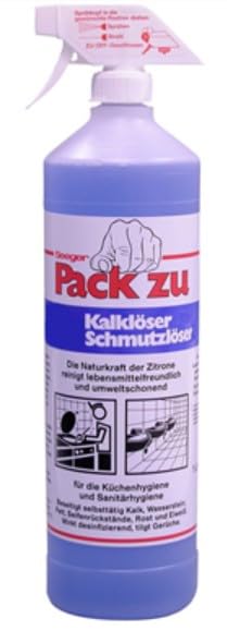 SEEGER Pack zu 2 - Kalk- und Schmutzlöser - 1 L Sprühflasche