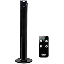 Ventilador Ufesa Turbo Fresh Ufesa TW1600 Helsinki Ventilador de Torre, Mando, Panel Táctil, Temporizador 12h, 3 Velocidades, 45W, Altura 1m
