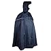 SHIBA Rain Protect Poncho de pluie avec capuche – Cape de pluie de vélo bleue pour homme et femme – Imperméable & léger – avec poche pratique