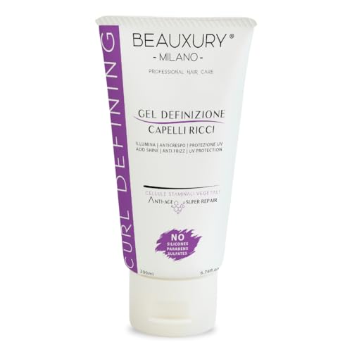 Gel cheveux bouclés anti-frisottis et illuminant Beauxury
