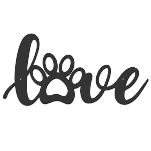 enithElite Wall Decor, Wall Art Living Room Kitchen Dining Decorations, Metal Sign for Dinning Bedroom Living, Housewarming Gifts for Men Women Friend (Love 7, 1)