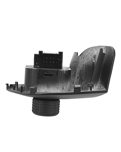 Commande de rétroviseur fluide et précise pour Seat Ibiza 2008-2017 bouton noir