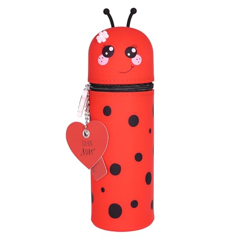 Lulubug Estuche de silicona, Ladybug Ruby, Estuche para