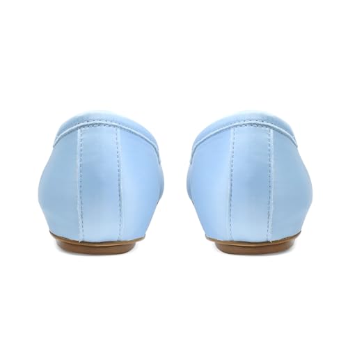 Image of VBDB Tabi Ballet Flats Shoes for Women Rounde Toe Wide Width Split Toe Low Heel Comfortable Flats Shoes