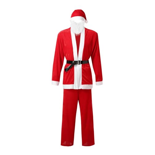 Déguisement pour adulte costume de Père Noël pièces cosplay pour homme
