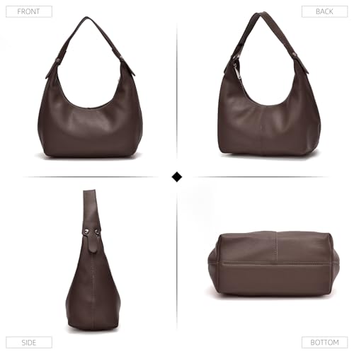 Valleycomfy Ladies U-shaped Underarm Bag Leather Crossbody Purse Handbag2